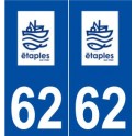 62 etaples-logo-aufkleber typenschild aufkleber stadt