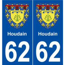 62 Hénin-Beaumont blason autocollant plaque stickers ville