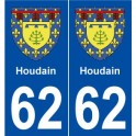 62 Hénin-Beaumont blason autocollant plaque stickers ville