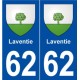 62 Laventie blason autocollant plaque stickers ville