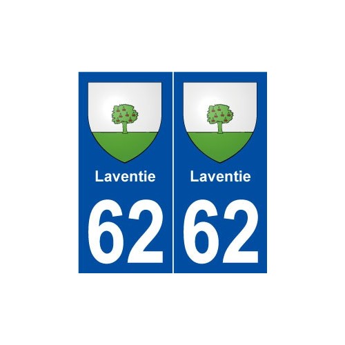 62 Laventie blason autocollant plaque stickers ville