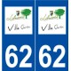 62 Libercourt logo autocollant plaque stickers ville