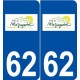 62 Mazingarbe logo autocollant plaque stickers ville
