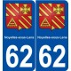62 Noyelles-sous-Lens blason autocollant plaque stickers ville
