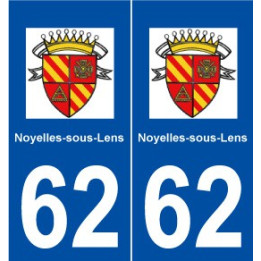 62 Noyelles-sous-Lens logo autocollant plaque stickers ville