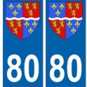 80 Somma adesivo piastra stemma coat of arms adesivi dipartimento
