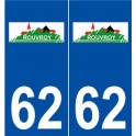 62 Rouvroy logo autocollant plaque stickers ville