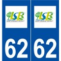 62 Saint-Laurent-Blangy logo autocollant plaque stickers ville