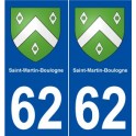 62 Saint-Martin-Boulogne blason autocollant plaque stickers ville