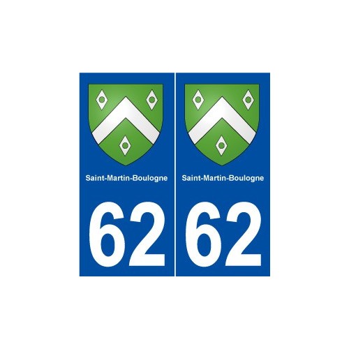 62 Saint-Martin-Boulogne blason autocollant plaque stickers ville