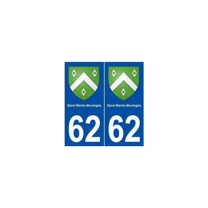 62 Saint-Martin-Boulogne blason autocollant plaque stickers ville