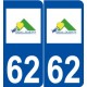 62 Saint-Martin-Boulogne logo autocollant plaque stickers ville