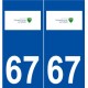 67 Schweighouse-sur-Moder logo autocollant plaque stickers ville