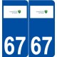 67 Schweighouse-sur-Moder logo autocollant plaque stickers ville