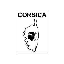 Autocollant Corse Corsica stickers