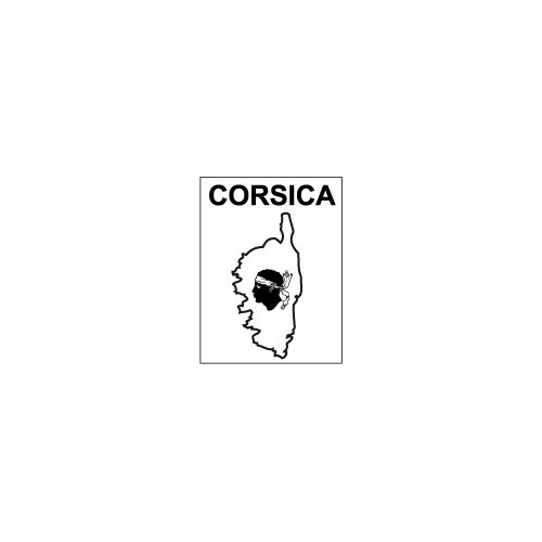 Autocollant Corse Corsica stickers