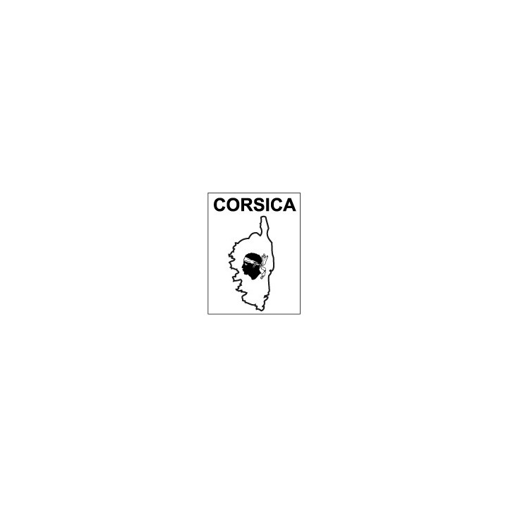 Autocollant Corse Corsica stickers