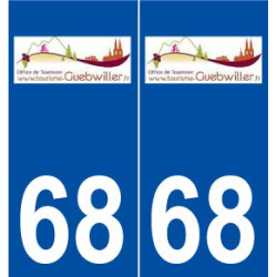 68 Soultz-Haut-Rhin logo autocollant plaque stickers ville