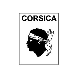Autocollant Corse Corsica stickers adhesif