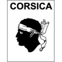 Autocollant Corse Corsica stickers adhesif