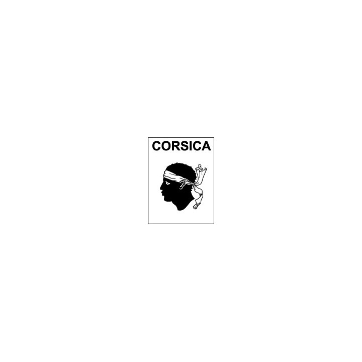 Autocollant Corse Corsica stickers adhesif