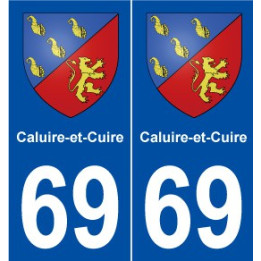 69 Caluire-et-Cuire blason autocollant plaque stickers ville
