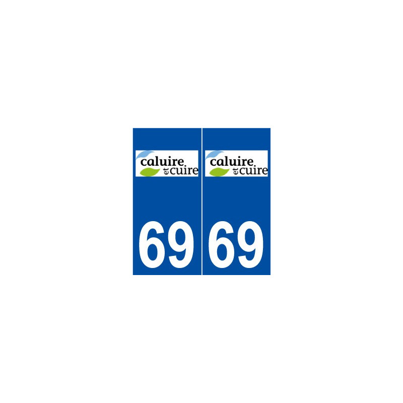 69 Caluire-et-Cuire logo autocollant plaque stickers ville