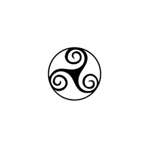 Autocollant triskèle triskell triskel Bretagne Brezih Celte
