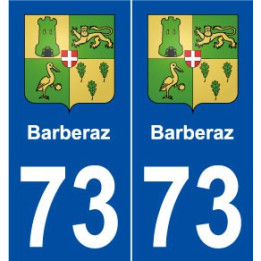 73 Barberaz blason autocollant plaque stickers ville