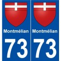 73 Montmélian blason autocollant plaque stickers ville