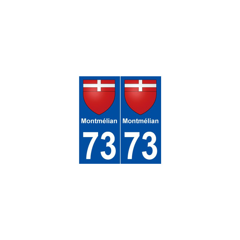 73 Montmélian blason autocollant plaque stickers ville