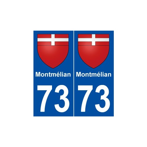 73 Montmélian blason autocollant plaque stickers ville