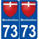 73 Montmélian blason autocollant plaque stickers ville