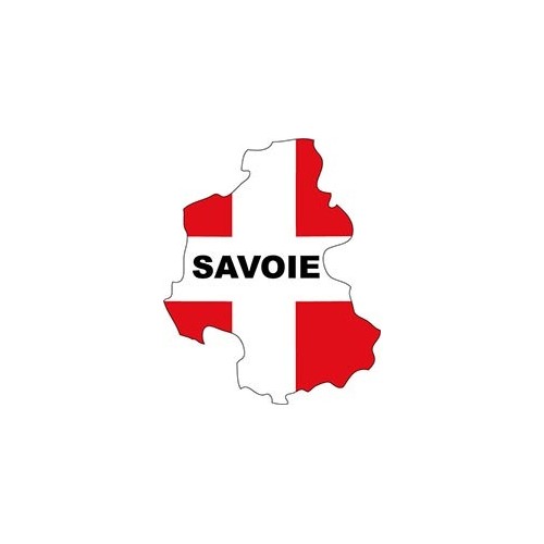 Autocollant Savoie Blason sitcker adhesif carte plan