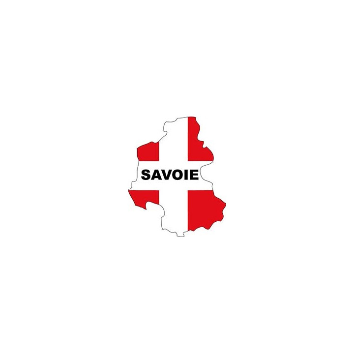 Autocollant Savoie Blason sitcker adhesif carte plan