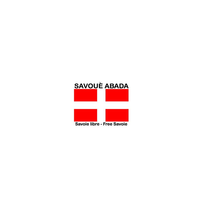 Autocollant Savoie Blason sitcker adhesif abada savouè
