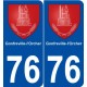 76 Gonfreville-l'Orcher blason autocollant plaque stickers ville