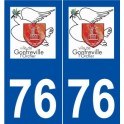 76 Gonfreville-l'Orcher logo autocollant plaque stickers ville