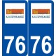 76 Maromme logo autocollant plaque stickers ville