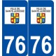 76 Sainte-Adresse logo autocollant plaque stickers ville
