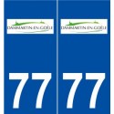 77 Dammartin-en-Goële logo autocollant plaque stickers ville