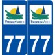 77 Émerainville logo autocollant plaque stickers ville