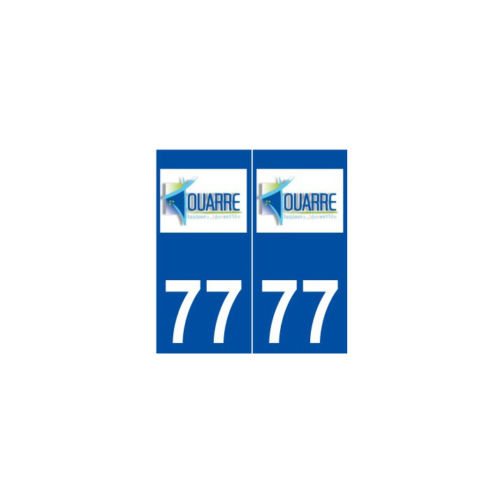 77 Jouarre logo autocollant plaque stickers ville