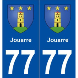 77 Jouarre blason autocollant plaque stickers ville
