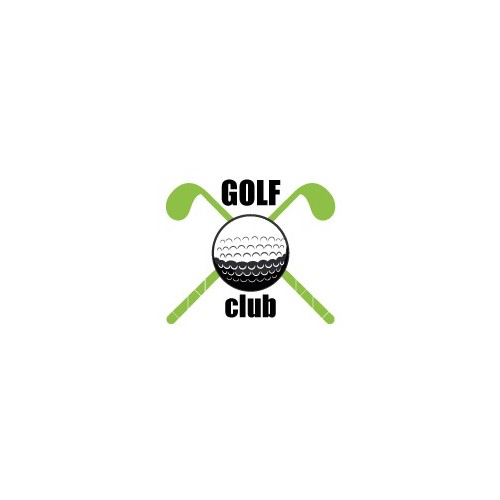 Autocollant sticker club de golf adhésif