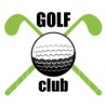 Autocollant sticker club de golf adhésif