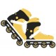 Autocollant sticker roller jaune adhésif
