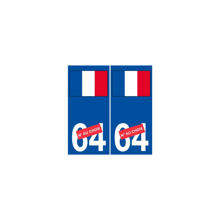 Autocollant France drapeau Autocollant stickers adhésif