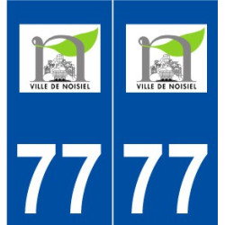 77 Noisiel logo autocollant plaque stickers ville