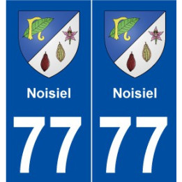 77 Noisiel blason autocollant plaque stickers ville
